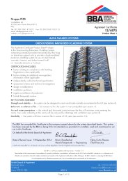 Gruppo IVAS. Aliva façades systems. Grescovering rainscreen cladding system. Product sheet 1