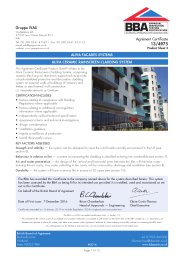 Gruppo IVAS. Aliva façades systems. Aliva ceramic rainscreen cladding system. Product sheet 3