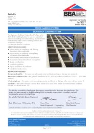 Stofix Oy. Stofix cladding systems. Stofix brick cladding system. Product sheet 1