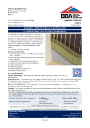 Icynene Europe S.P.R.L. Icynene H2 foam lite plus (LD-C-70) insulation. H2 foam lite plus (LD-C-70) for external walls. Product sheet 2