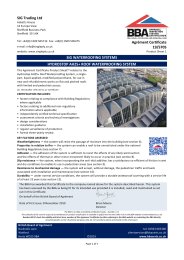 SIG Trading Ltd. SIG waterproofing systems. Hydrostop AH25+ roof waterproofing system. Product sheet 1