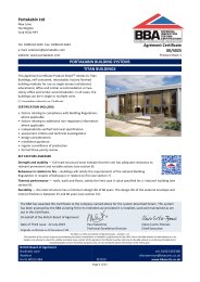 Portakabin Ltd. Portakabin building systems. Titan buildings. Product sheet 1