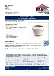 DHM Plastics Ltd. Multikwik sewer systems. Multikwik WC pan connectors. Product sheet 1