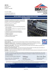 IKO PLC. IKO PLC mastic asphalt parking deck systems. IKO Permapark. Product sheet 1