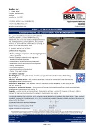 SealEco Ltd. SealEco EPDM roofing systems. RubberTop FR/FRT EPDM roofing membranes. Product sheet 5