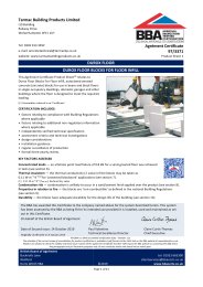 Tarmac Building Products Limited. Durox floor. Durox floor blocks for floor infill. Product sheet 1