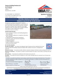 Forterra Building Products Ltd t/a Formpave. Forterra Formpave paving blocks. Formpave Aquaflow ML paving blocks. Product sheet 2