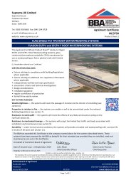 Soprema UK Limited. Flag single-ply TPO roof waterproofing systems. Flagon EP/PV and EP/PV-F roof waterproofing systems. Product sheet 2
