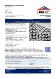 ACE Geosynthetics Enterprise Co Ltd. ACE Geosynthetics. ACEGrid geogrids for basal reinforcement. Product sheet 1