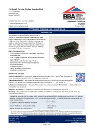 Pittsburgh Corning (United Kingdom) Ltd. Pittsburgh Corning (UK) - Perinsul HL. Perinsul HL. Product sheet 1