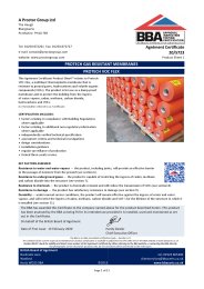 A Proctor Group. Protech gas resistant membranes. Protech VOC flex. Product sheet 1