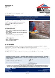Sika Services AG. Sika chemical damp-proofing systems. Sikamur Injectocream-100. Product sheet 1