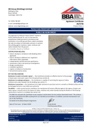 DB Group (Holdings) Ltd. Pudlo gas-resistant membrane. Publo GB Reinforced. Product sheet 1