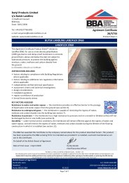 Butyl Products Limited t/a Butek Landline. Butek Landline Landflex ZR60. Landflex ZR60. Product sheet 1