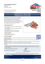 Forterra Building Products Ltd. Forterra brick slip facade systems. Surebrick brick slip facade system. Product sheet 1