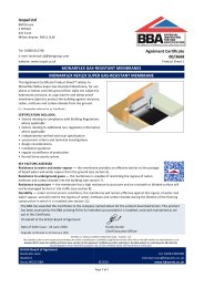 Icopal Ltd. Monarflex gas-resistant membranes. Monarflex Reflex Super gas-resistant membrane. Product sheet 1