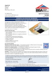 Icopal Ltd. Monarflex gas-resistant membranes. Monarflex RAC gas-resistant membrane. Product sheet 2