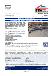 Fatra UK Ltd. Fatra roof covering systems. Fatrafol FF807 and Fatrafol FF807/V roof covering systems. Product sheet 1