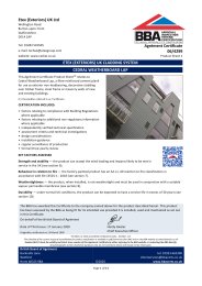 Etex (Exteriors) UK Ltd. Etex (Exteriors) UK cladding system. Cedral Weatherboard LAP. Product sheet 1