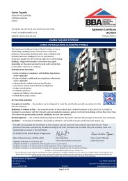 Carea Façade. Carea façade systems. Carea interlocking cladding panels. Product sheet 1