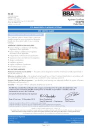 Sto Ltd. Sto rainscreen cladding systems. Sto Ventec glass. Product sheet 2