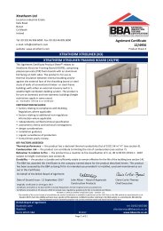 Xtratherm Ltd. Xtratherm Xtroliner (XO). Xtratherm XtroLiner Framing Board (XO/FB). Product sheet 4