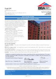 Gruppo IVAS. Aliva façades systems. Aliva air rainscreen cladding system. Product sheet 2