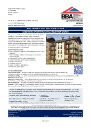 Farby KABE Polska Sp. zo.o. Kabe external wall insulation systems. Kabe Therm EPS external wall insulation system. Product sheet 1