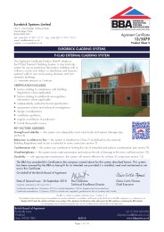 Eurobrick Systems Ltd. Eurobrick cladding systems. P-Clad external cladding system. Product sheet 2