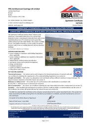 PPG Architectural Coatings UK Limited. Johnstone's Stormshield external wall insulation systems. Johnstone's Stormshield white/grey EPS external wall insulation system. Product sheet 1