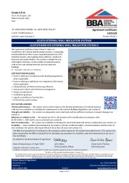 Licata S.P.A. Licata external wall insulation systems. Licatatherm EPS external wall insulation system 2. Product sheet 2