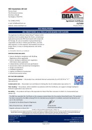 IKO Insulations UK. IKO insulations. IKO enertherm ALU insulation board for floors. Product sheet 1