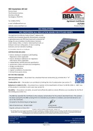 IKO Insulations UK. IKO insulations. IKO enertherm ALU insulation board for pitched roofs. Product sheet 2