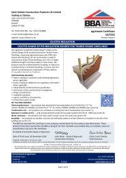 Saint-Gobain Construction Products UK Limited trading as Celotex. Celotex insulation. Celotex range of PIR insulation boards for timber-frame dwellings. Product sheet 2