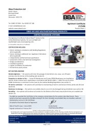 Obex Protection Ltd. Obex air and weathertightness products. Cortex membrane system. Product sheet 1