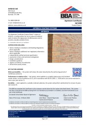 Artbrick Ltd. Artbrick coating systems. Artbrick. Product sheet 1