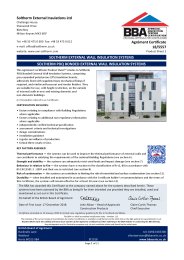 Soltherm External Insulations Ltd. Soltherm external wall insulation systems. Soltherm PDQ bonded external wall insulation systems. Product sheet 2