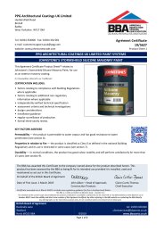 PPG Architectural Coatings UK Limited. PPG Architectural Coatings UK Limited Paint Systems. Johnstone's Stormshield silicone masonry paint. Product sheet 1