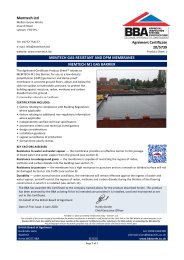 Memtech Ltd. Memtech gas-resistant and DPM membrane. Memtech M1 gas barrier. Product sheet 1