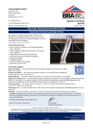 Techcomlight Ltd. Solatube tubular daylighting systems. Solatube 53cm daylighting systems. Product sheet 2