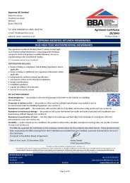 Soprema UK Limited. Soprema modified bitumen membranes. Duo high tech waterproofing membranes. Product sheet 1