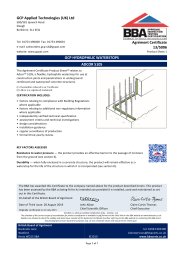 GCP Applied Technologies (UK) Ltd. GCP hydrophilic waterstops. Adcor 510S. Product sheet 1