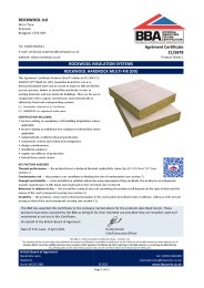 Rockwool Ltd. Rockwool insulation systems. Rockwool hardrock multi-fix (DD). Product sheet 1