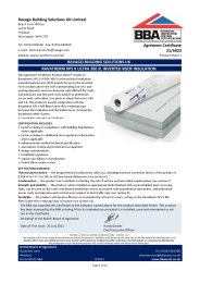 Ravago Building Solutions UK Limited. Ravago Building Solutions UK. Ravatherm XPS ultra 300 SL inverted roof insulation. Product sheet 1
