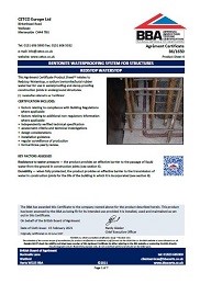 CETCO Europe Ltd. Bentonite waterproofing system for structures. Redstop Waterstop. Product sheet 4
