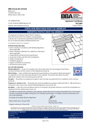 BMI Group UK Ltd. Icopal non-breathable roof tile underlays. Monartile Protect roof tile underlay. Product sheet 2