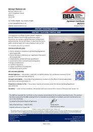 Britmet Tileform Ltd. Britmet roofing sheets. Britmet Tileform Pantile 2000. Product sheet 1