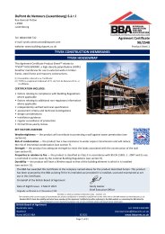 DuPont de Nemours (Luxembourg) S.à r.l. Tyvek construction membranes. Tyvek Housewrap. Product sheet 1