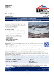 Imper Italia S.r.l. Sintofoil waterproofing systems. Sintofoil single-ply roof waterproofing systems. Product sheet 1