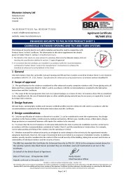 Munster Joinery Ltd. Enhanced security to PAS 24 for Product sheet 1. Cairnsville outward opening and tilt and turn systems